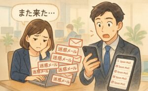 スパムメールが止まらない？迷惑メールの対処法とiPhoneユーザーへのおすすめ