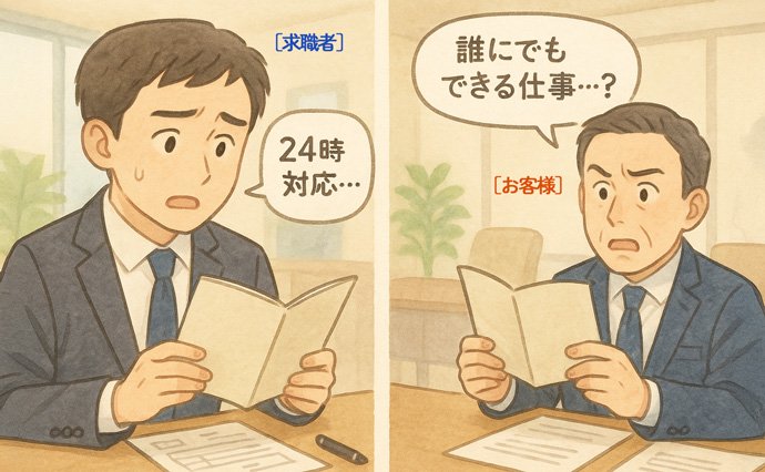 採用向けパンフレットと営業向けパンフレット、分けていますか？