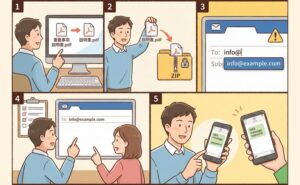 大事なファイル、メールで送っていませんか？ ～ やむを得ない場合の「最低限の考え方」